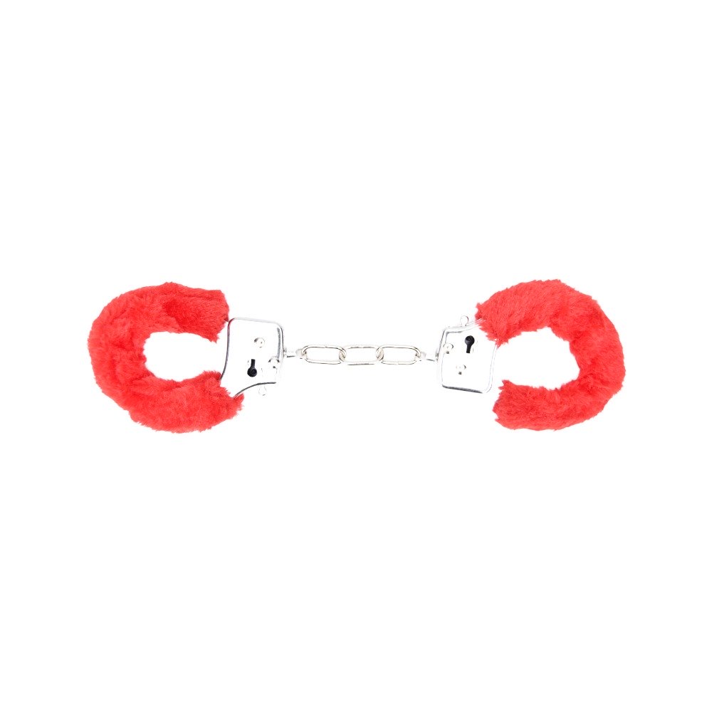 n11851-bound-to-play-heavy-duty-furry-handcuffs-red