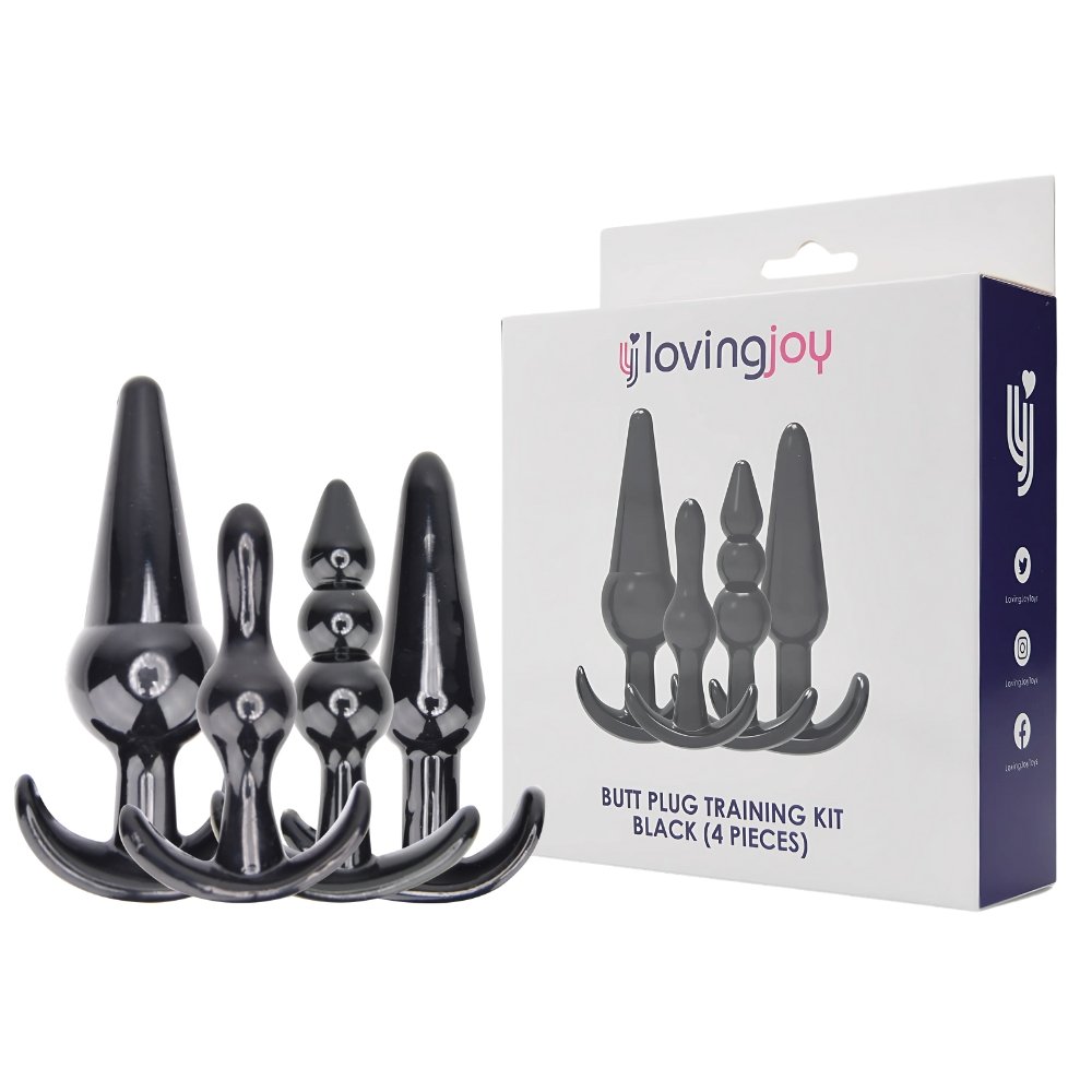 n12173-loving-joy-butt-plug-training-kit-black-side-by-side