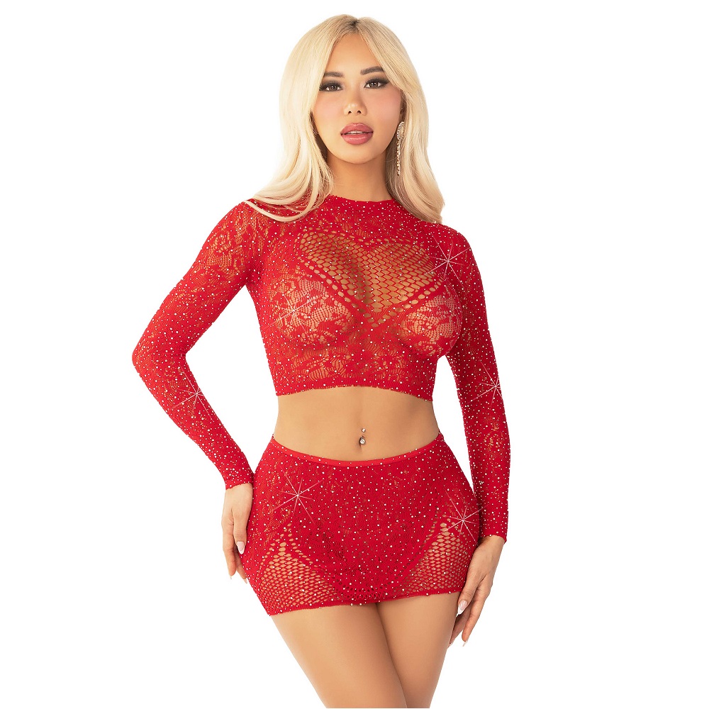 n12875-leg-avenue-rhinestone-crop-top-mini-skirt-red-1